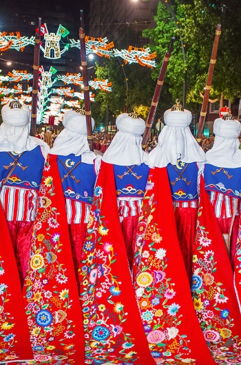 Moors and Christians Parade in Murcia