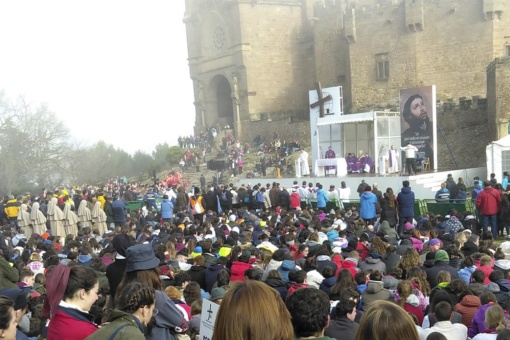 „Las Javieradas“, Wallfahrt bis zum Schloss von San Javier (Navarra).