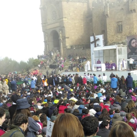 The Javieradas pilgrimage to Javier Castle, in Navarre