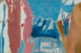 Helen Frankenthaler. Pared abierta (Open Wall), 1953. Óleo sobre lienzo 136,5x332,7 cm. Helen Frankenthaler Foundation, New York