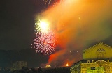Feuerwerk bei der Großen Woche von Bilbao