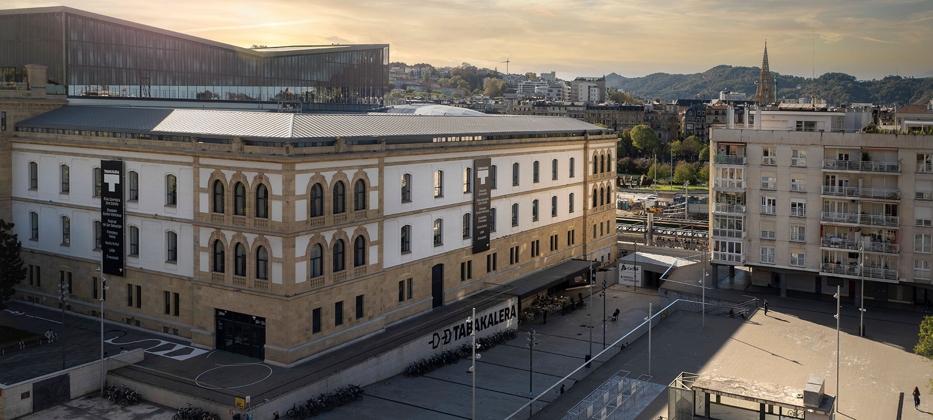 Exterior of the Tabakalera building. Courtesy of Tabakalera