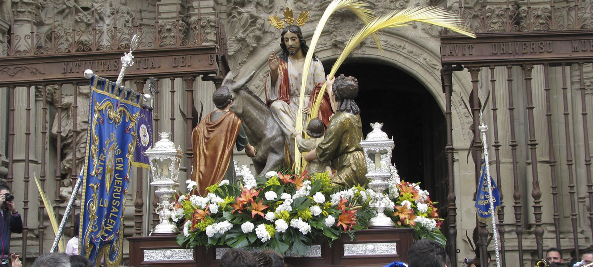 Processione de “La Borriquilla” la Domenica delle Palme, durante la Settimana Santa di Logroño (La Rioja) Processione de “La Borriquilla” la Domenica delle Palme, durante la Settimana Santa di Logroño (La Rioja)