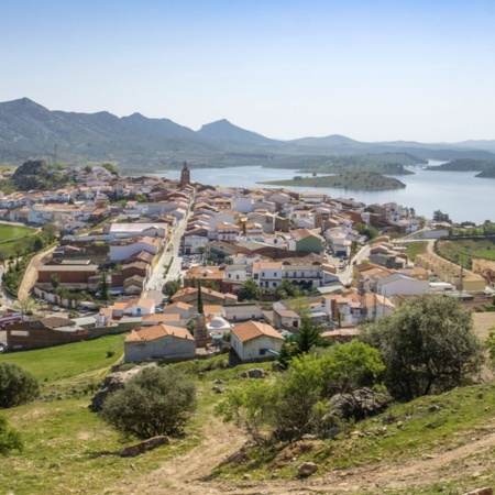 Panoramica di Alange (Badajoz, Estremadura)