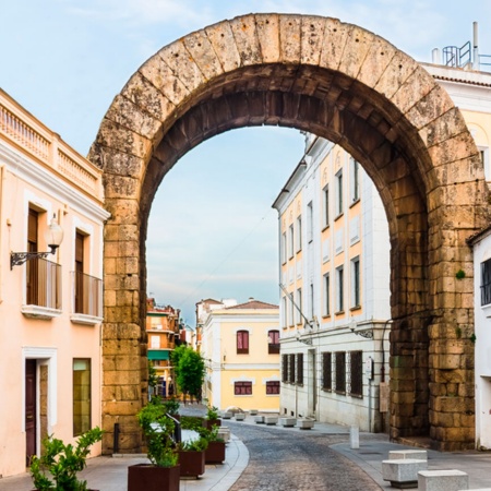 Arco Trajano de Mérida. Badajoz.