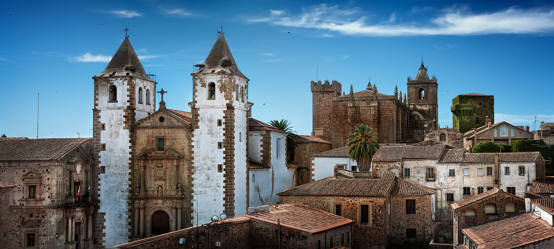 Vista de Cáceres, Extremadura Vista de Cáceres, Extremadura
