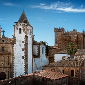 Vue de Cáceres, Estrémadure