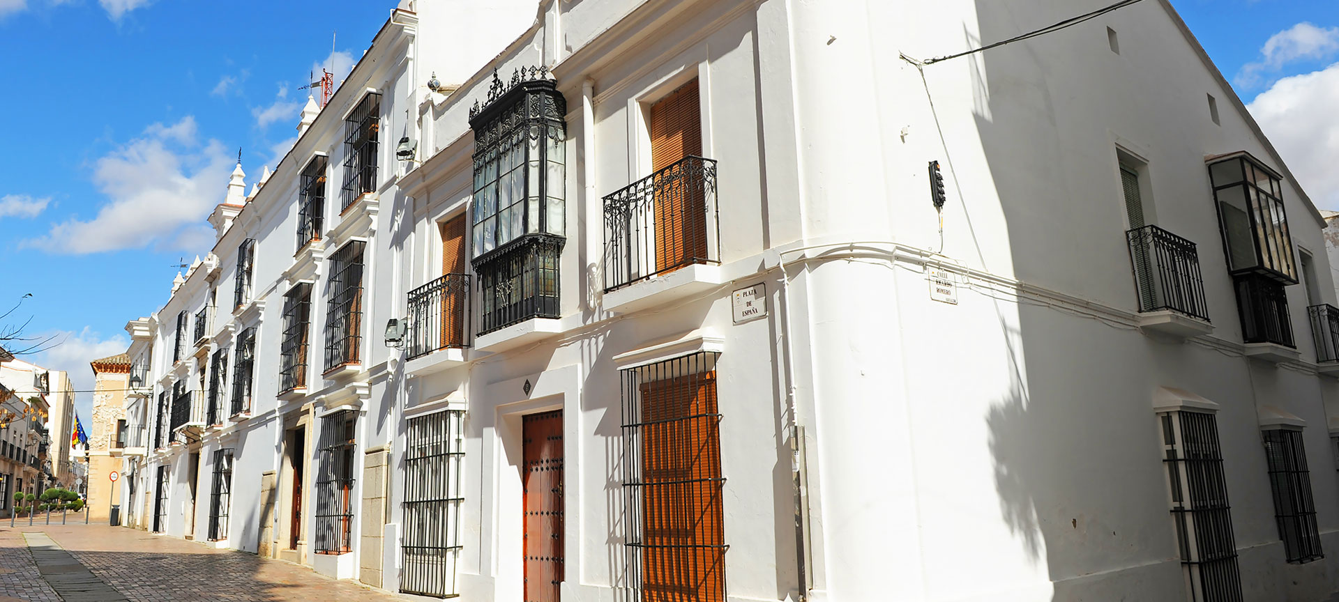 Street in the centre of Almendralejo Street in the centre of Almendralejo