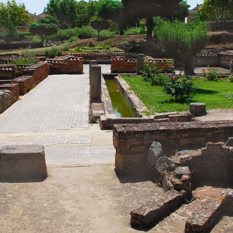 Casa del Anfiteatro. Mérida. Extremadura.