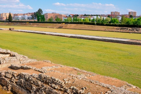 メリダの古代ローマ競技場エストレマドゥーラ。