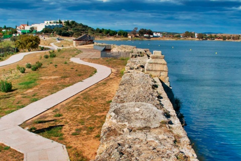 Represa Romana de Proserpina. Mérida. Extremadura.