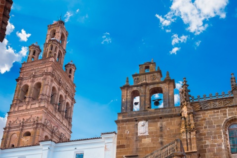 "Die Kirche Nuestra Señora de Granada in Llerena (Badajoz, Extremadura) "