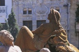 Detail of the Monument to Water and Earth in Don Benito