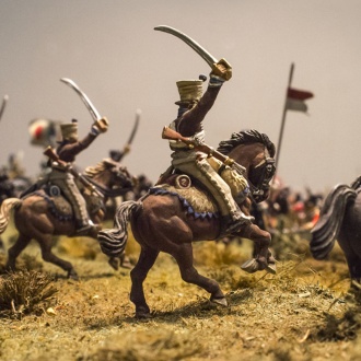 Museo Luis Morales. Diorama de la batalla de La Albuera