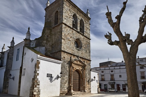 Iglesia de Santa María Magdalena en Olivenza, en Badajoz (Extremadura)