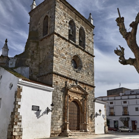 Igreja de Santa María Magdalena em Olivenza, em Badajoz (Extremadura)