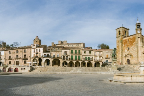 Plaza Mayor in Trujillo (Cáceres, Extremadura)
