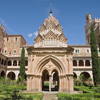 Jardins du monastère Nuestra Señora de Guadalupe