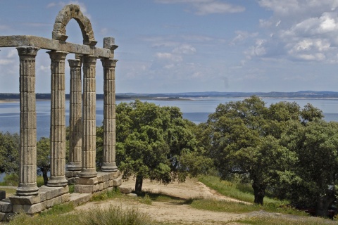 Ruínas romanas de Augustobriga. Cáceres