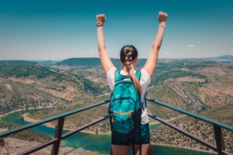 Un touriste à Monfragüe, Estrémadure