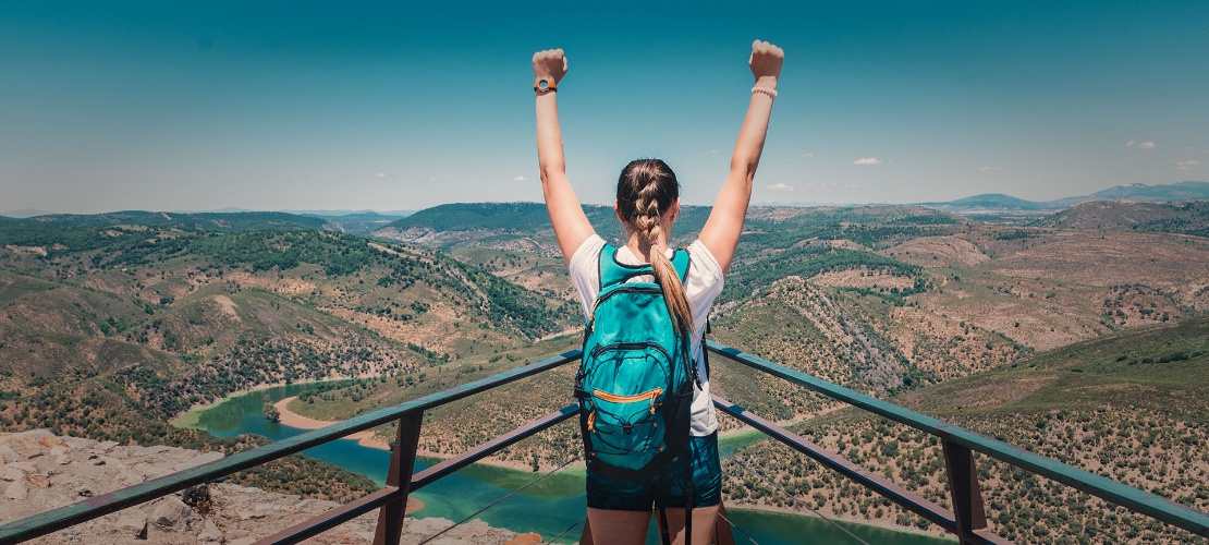 Turista en Monfragüe, Extremadura