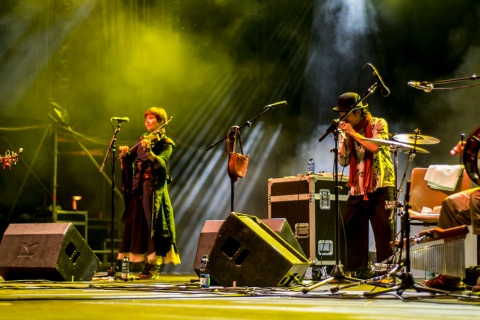 Występ podczas Międzynarodowego Festiwalu Muzyki Celtyckiej w Ortigueira.