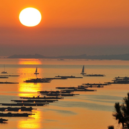 Entardecer em Rías Baixas, Pontevedra