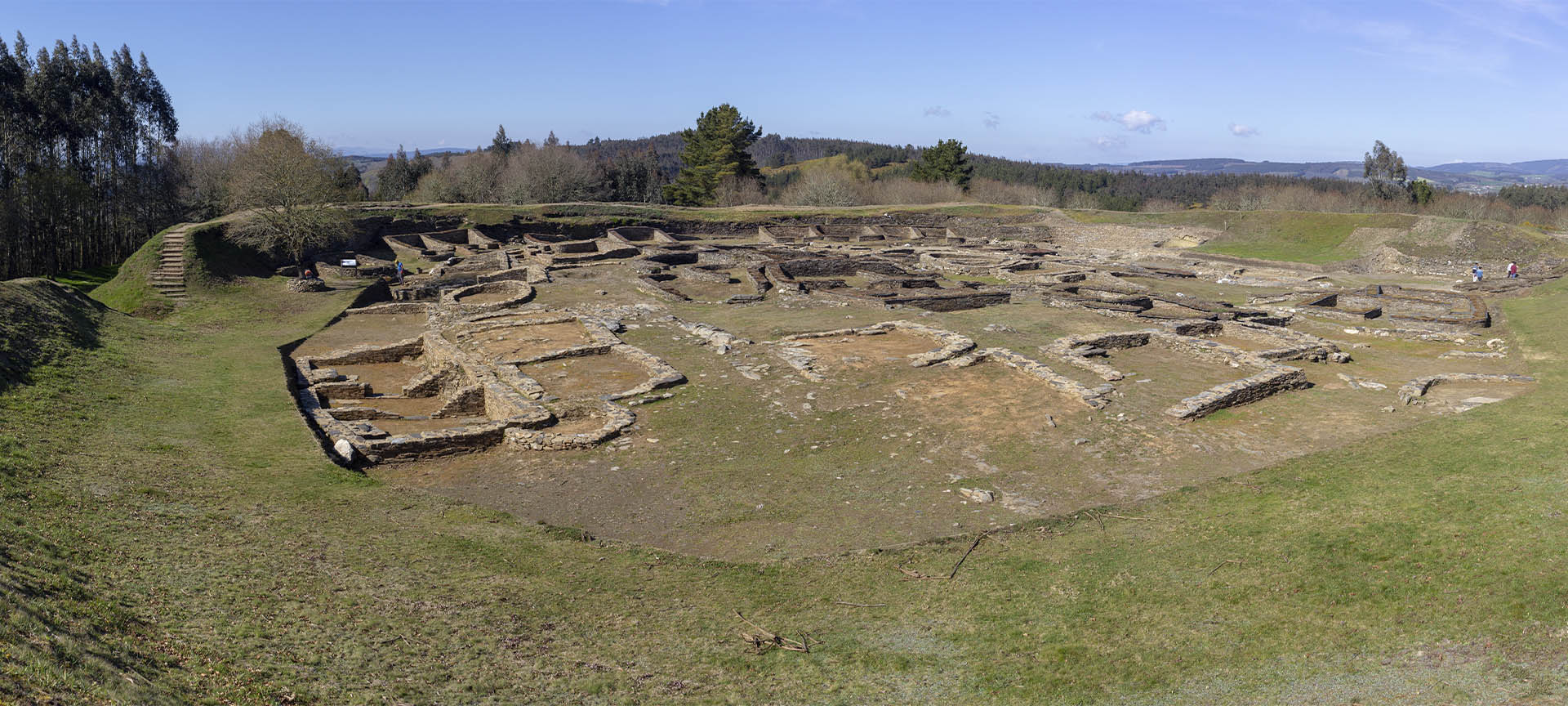 The archaeological site of Castro de Viladonga in Castro de Rei (Lugo, Galicia)