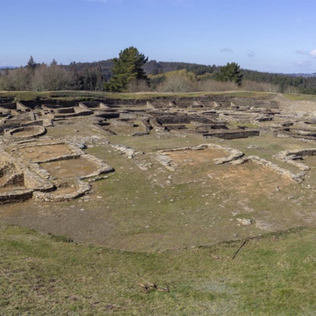 The archaeological site of Castro de Viladonga in Castro de Rei (Lugo, Galicia)