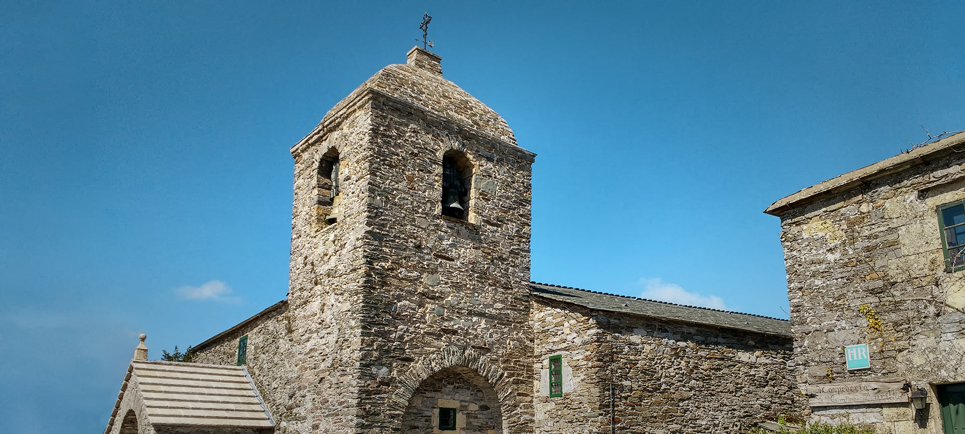 Church of Santa María A Real in O Cebreiro, Galicia