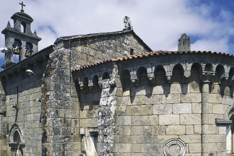 Kościół San Martiño de Cameixa w Boborás (Ourense, Galicja)