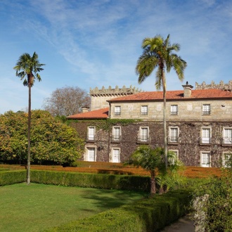 Gardens at the Quiñones de León Municipal Park in Vigo