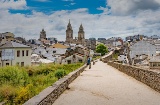 Ausblick auf Lugo, Galicien