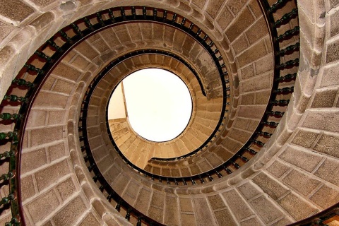 Escalera del Museo del Pueblo Gallego