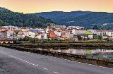 Panoramic view of Noia (A Coruña, Galicia)