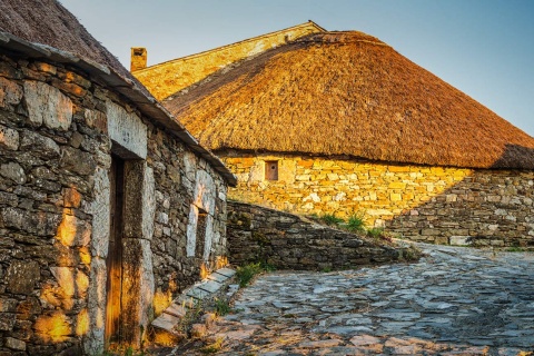 Pallozas a O Cebreiro, Lugo