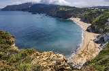 Falaise de Loiba, à Ortigueira (province de La Corogne, Galice)