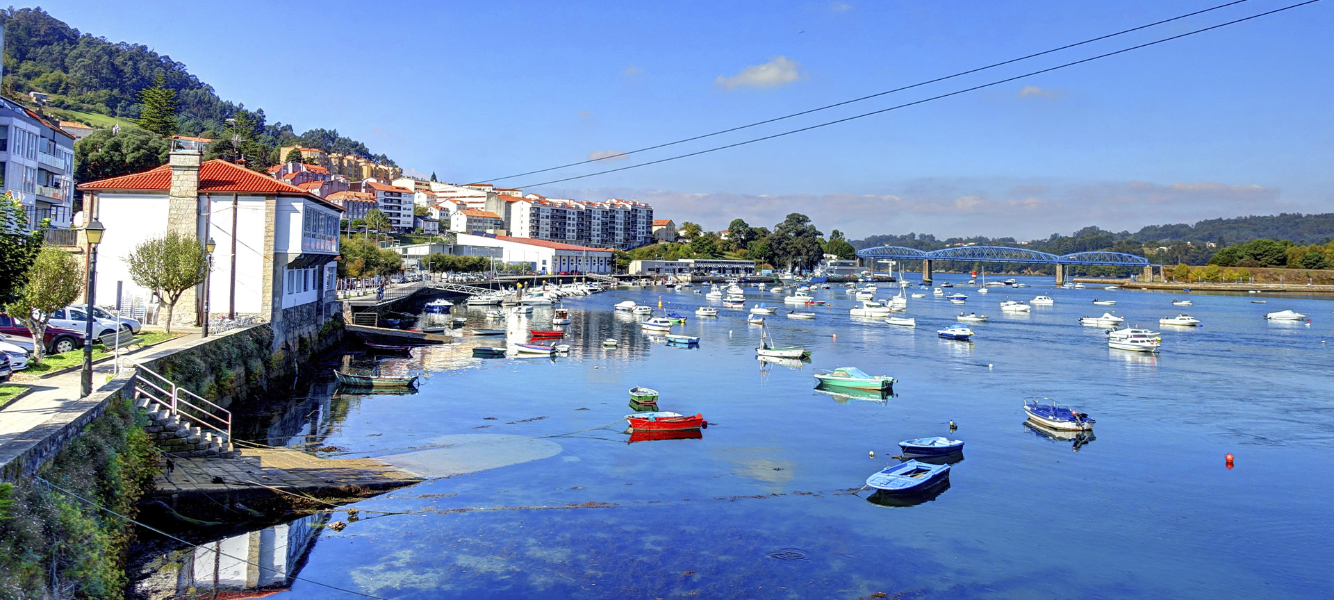 Pontedeume in La Coruña (Galicia)