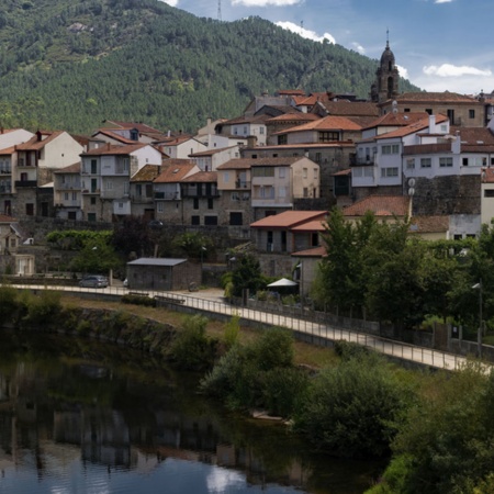 Vista panorâmica de Ribadavia, em Ourense (Galícia)