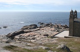 "View of the Shrine of La Virgen de A Barca, in Muxía (A Coruña, Galicia) "