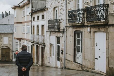 Rua de Sarria (Lugo, Galícia)