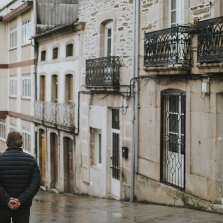 Calle de Sarria (Lugo, Galicia)