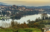 Vista panorâmica de Tui (Pontevedra, Galícia)