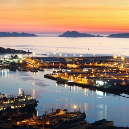 Hafen von Vigo (Pontevedra, Galicien)