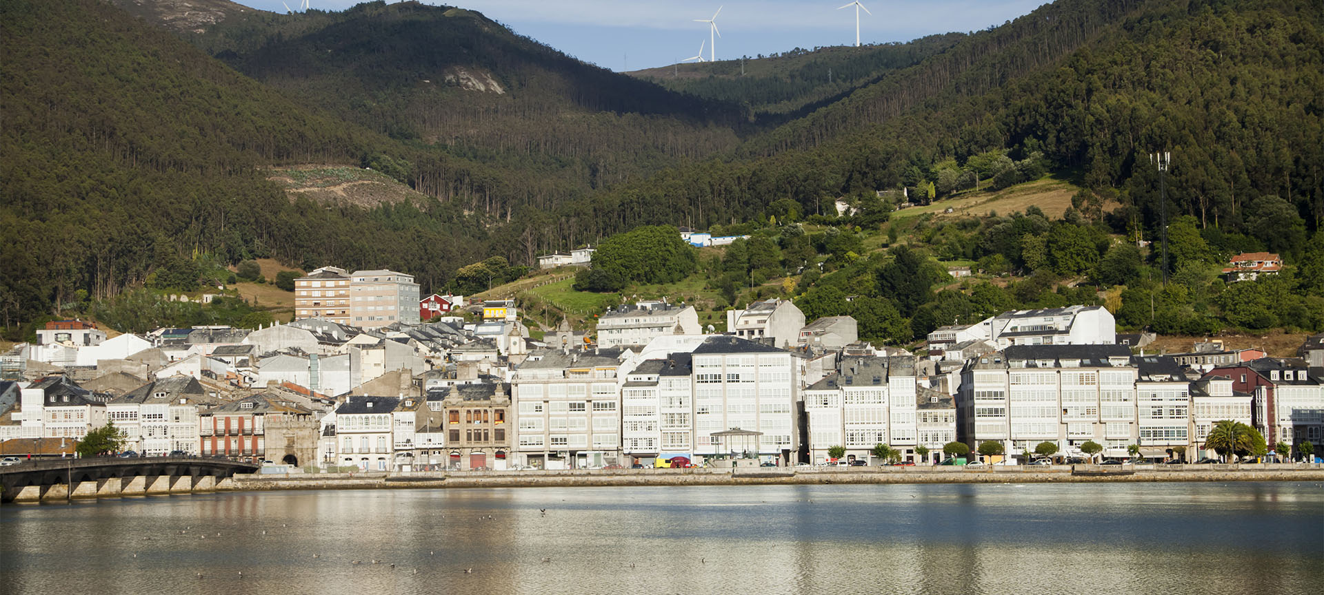Panorama Viveiro (prowincja Lugo, Galicja)