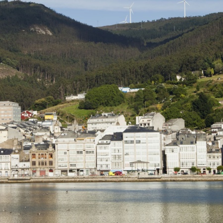 Panoramica di Viveiro (Lugo, Galizia)