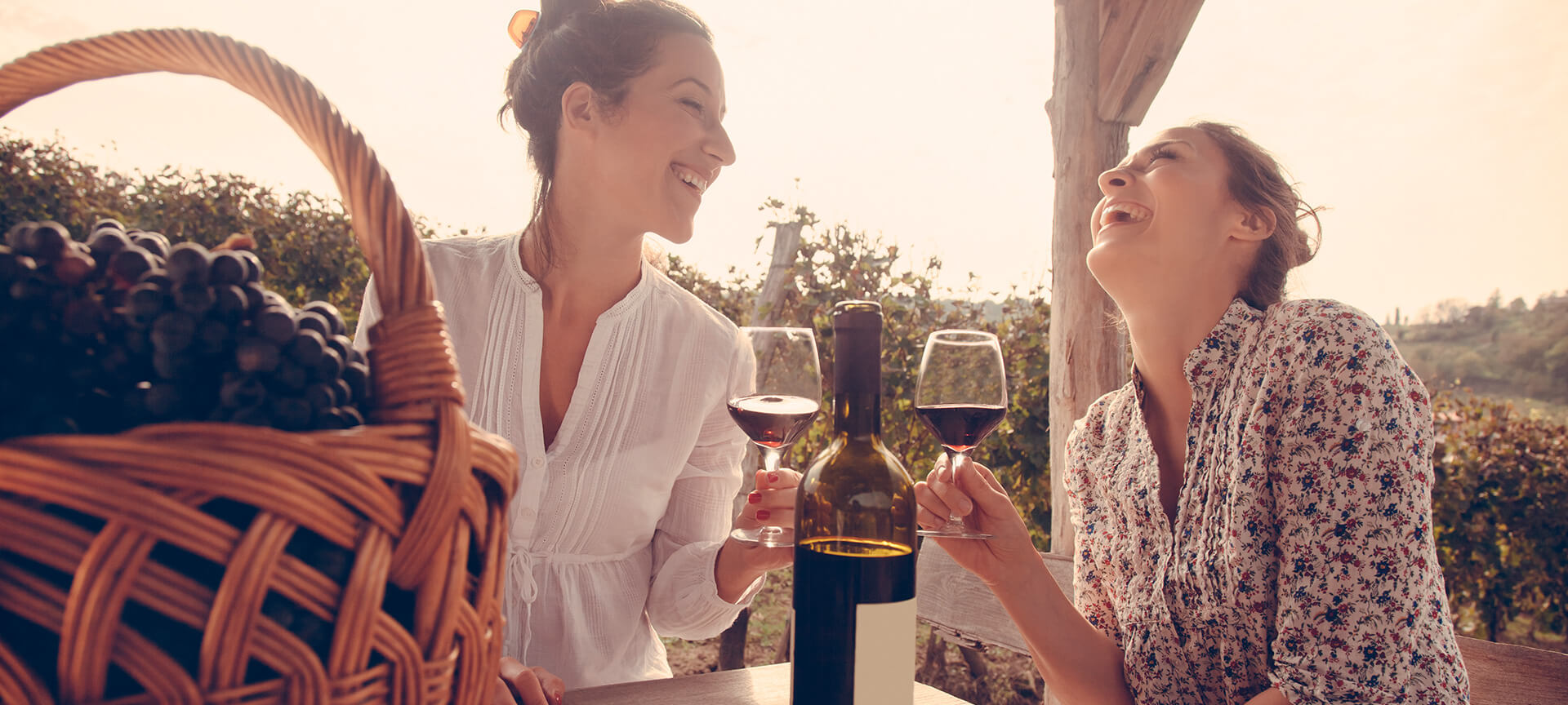 Due ragazze che bevono vino Due ragazze che bevono vino