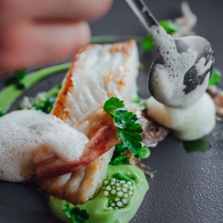 Haute cuisine dish