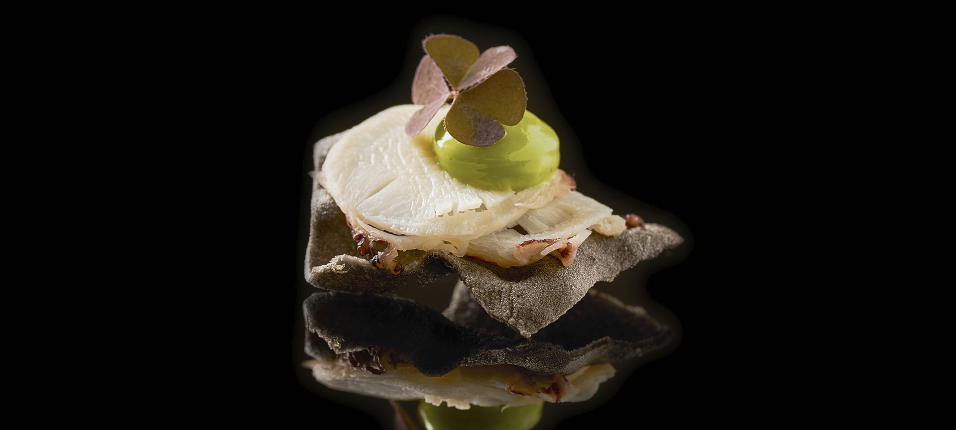 Haute cuisine dish Haute cuisine dish