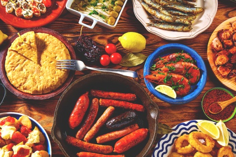 スペインのさまざまな定番料理